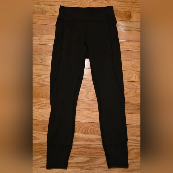 Lululemon Women's 6 Black In Movement High-Waisted Everlux Leggings - Picture 2 of 13